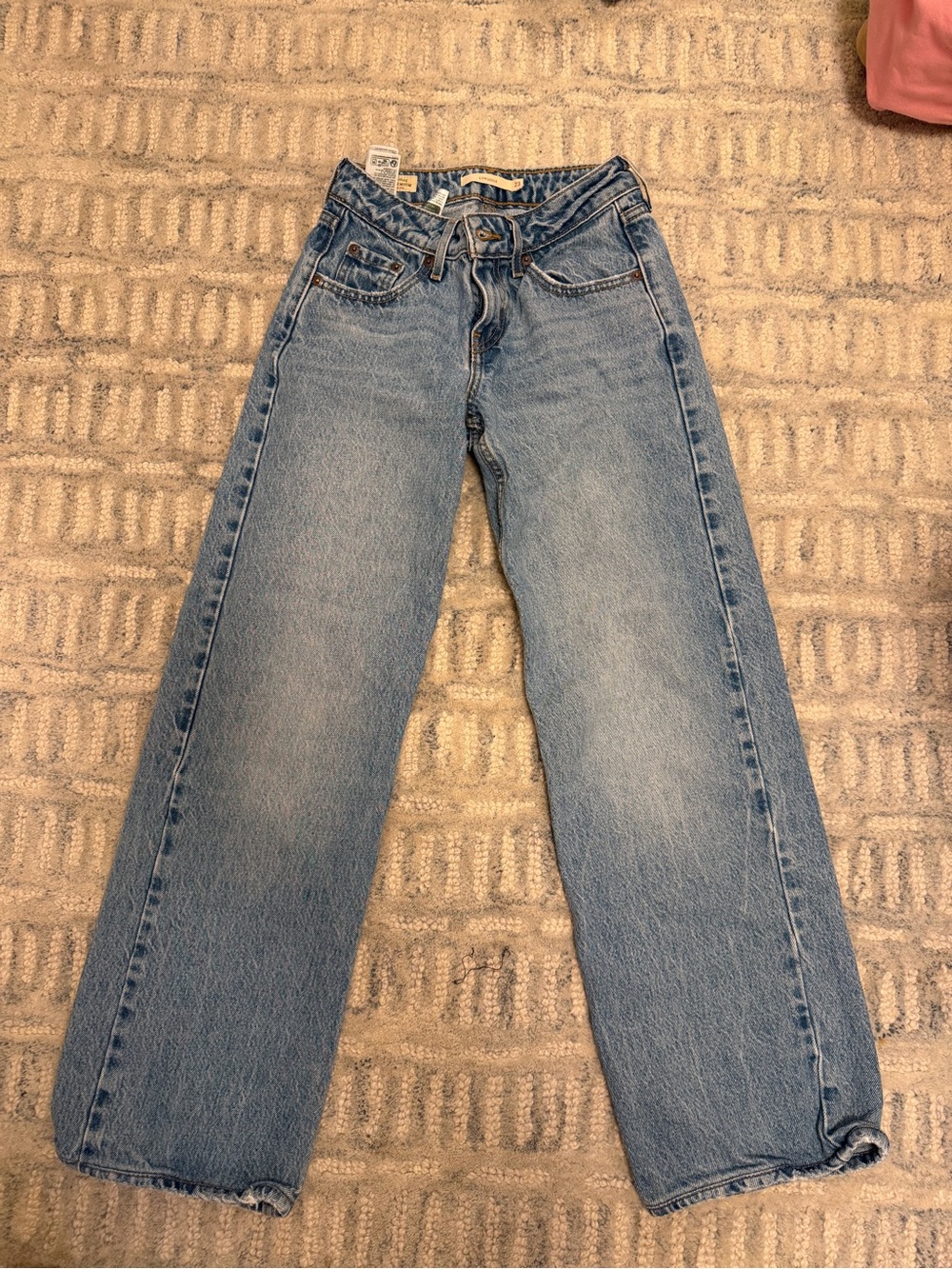 Levi's Light Blue Wide-Leg High-Rise Jeans